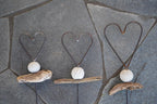 Baustahl Herz, Deko Herz, Gartenstecker Herz, Gartendeko, Stab für den Garten, 100027
