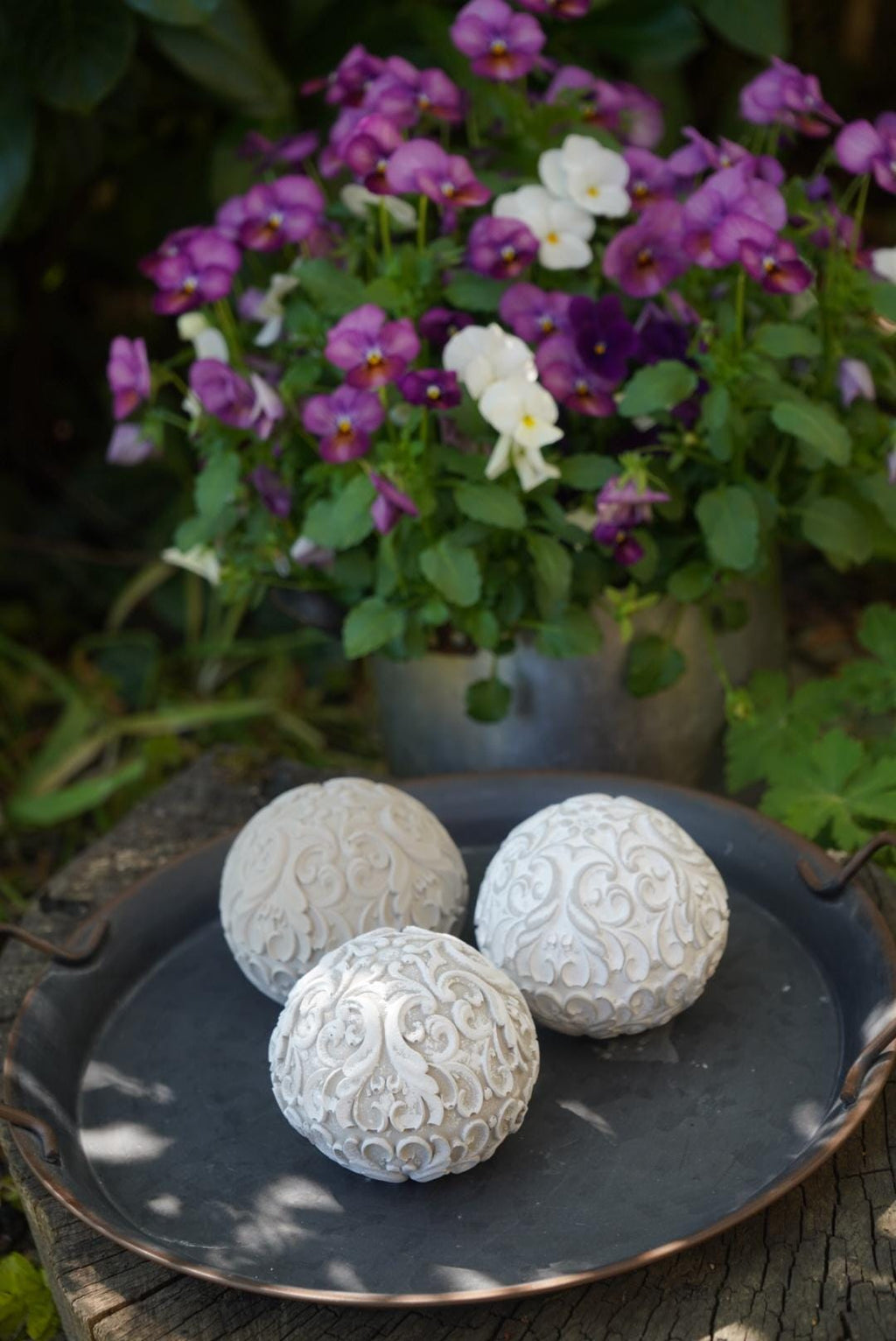 Deko Kugel, Beton Kugel, Gartendeko, Kugel für den Garten, Dekoration, Geschenk, 100013