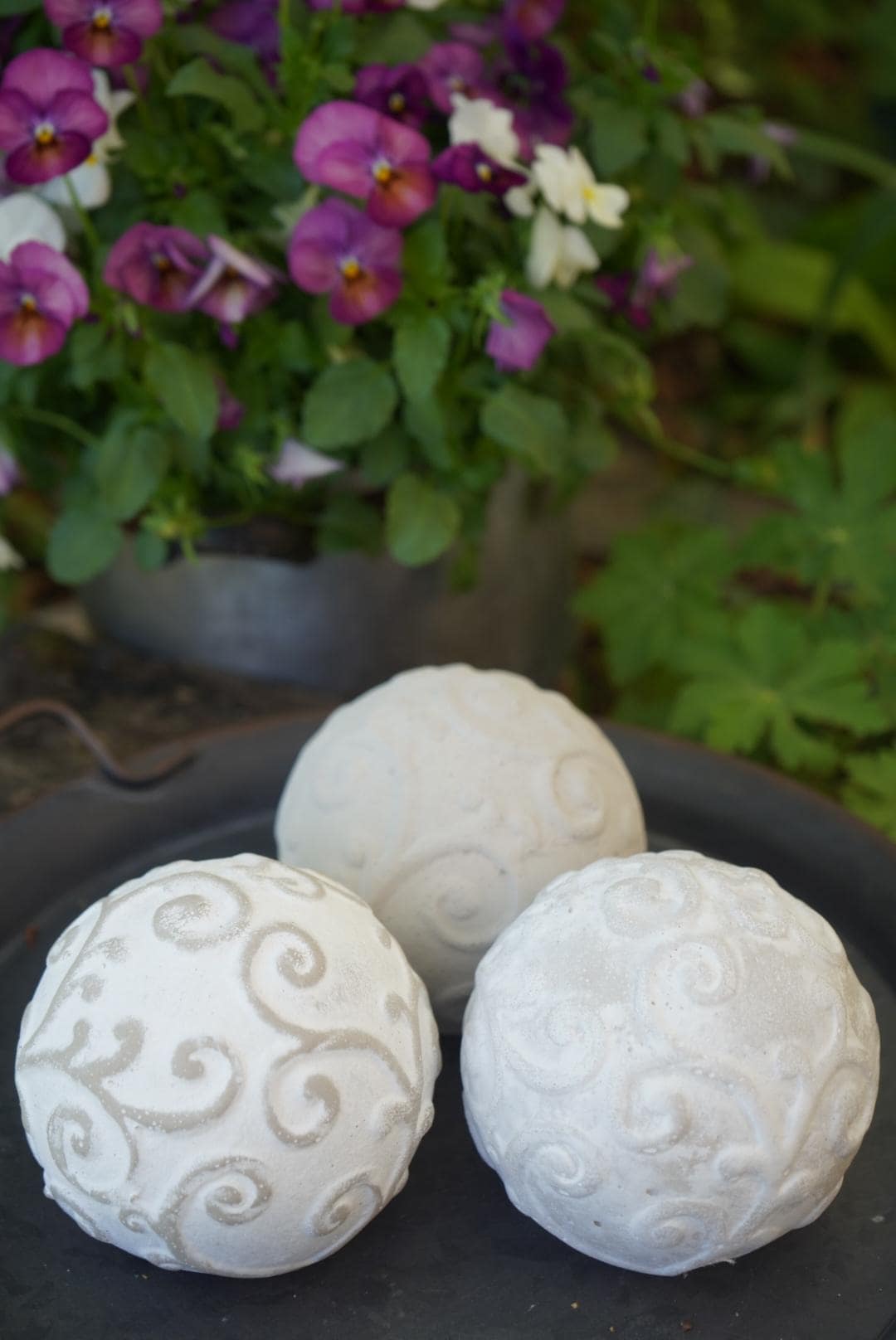 Deko Kugel, Beton Kugel, Gartendeko, Kugel für den Garten, Dekoration, Geschenk, 100005