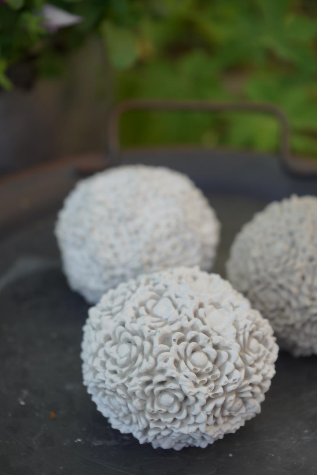 Deko Kugel, Beton Kugel, Gartendeko, Kugel für den Garten, Dekoration, Geschenk, 100002