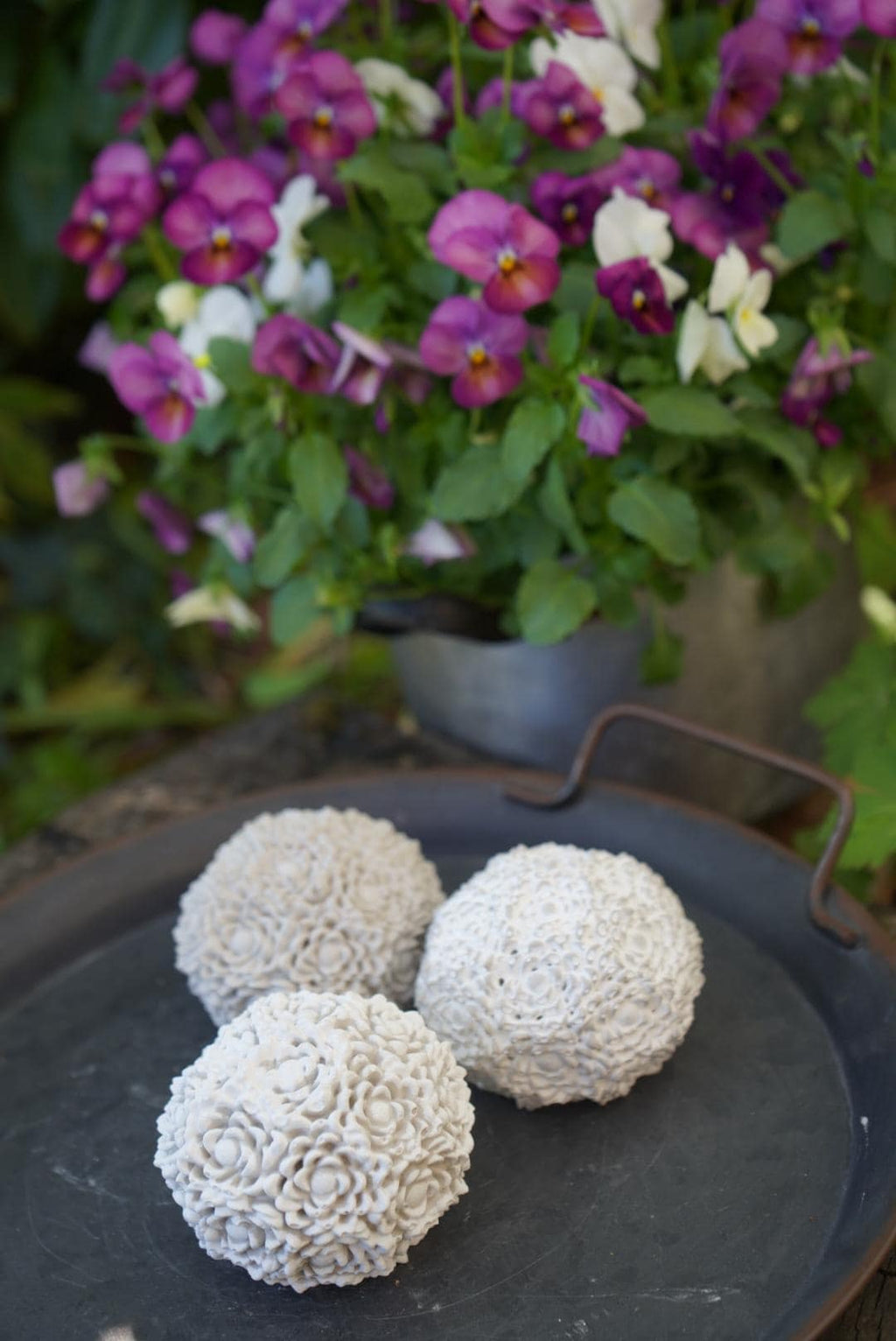 Deko Kugel, Beton Kugel, Gartendeko, Kugel für den Garten, Dekoration, Geschenk, 100002