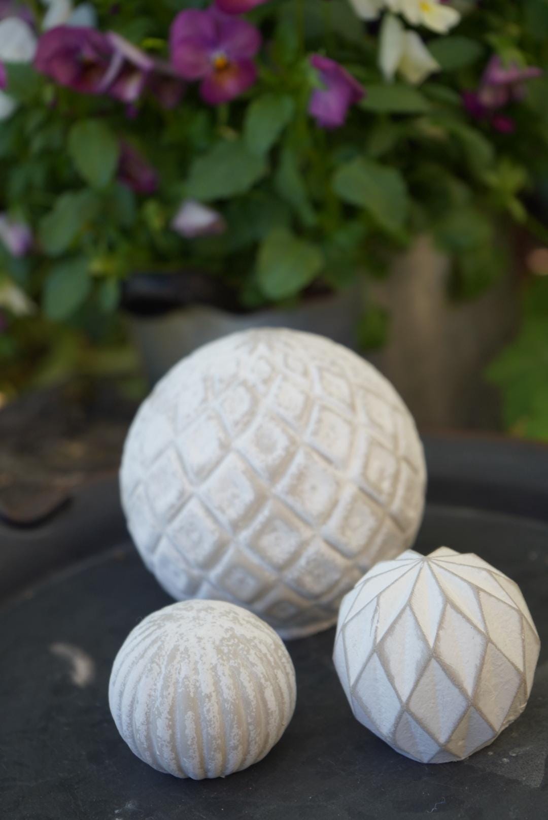 Deko Kugel, Beton Kugel, Gartendeko, Kugel für den Garten, Dekoration, Geschenk, 100009