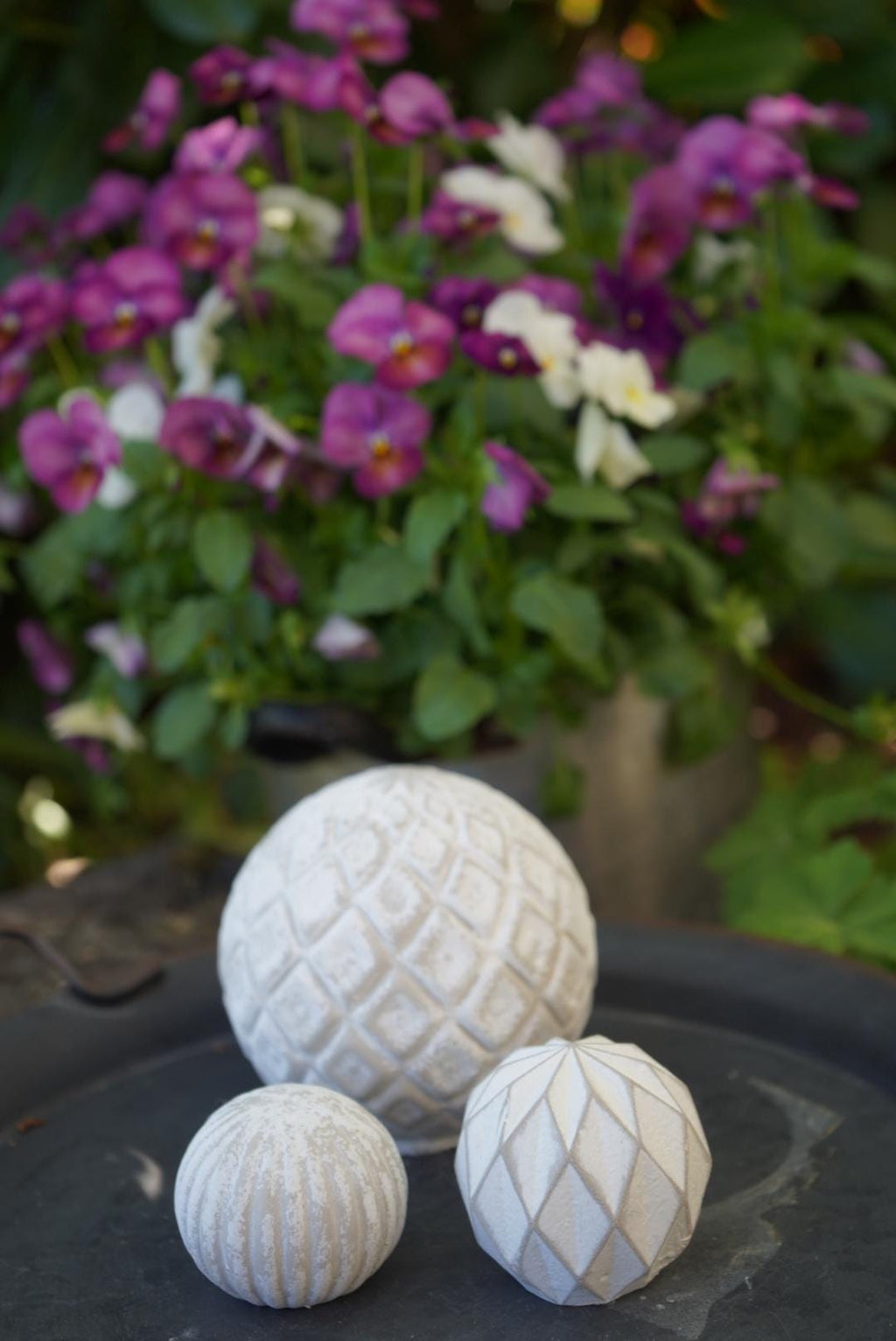 Deko Kugel, Beton Kugel, Gartendeko, Kugel für den Garten, Dekoration, Geschenk, 100009