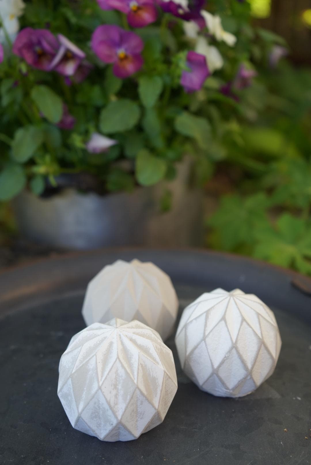Deko Kugel, Beton Kugel, Gartendeko, Kugel für den Garten, Dekoration, Geschenk, 100009