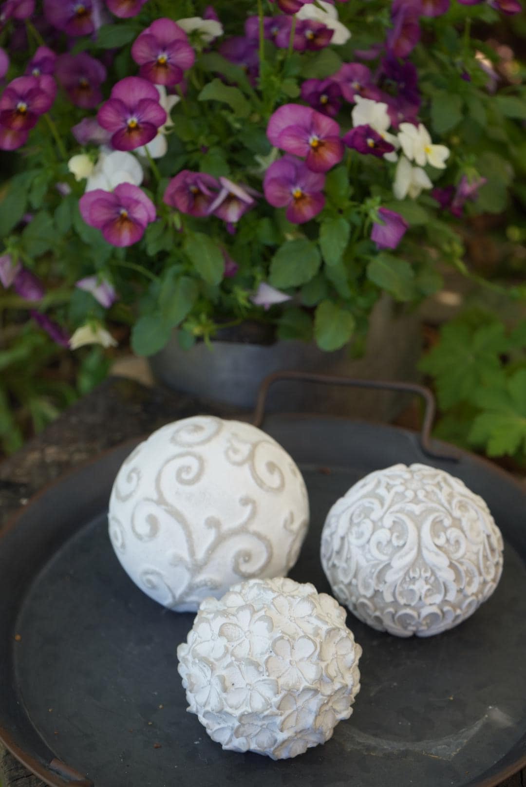 Deko Kugel, Beton Kugel, Gartendeko, Kugel für den Garten, Dekoration, Geschenk, 100005